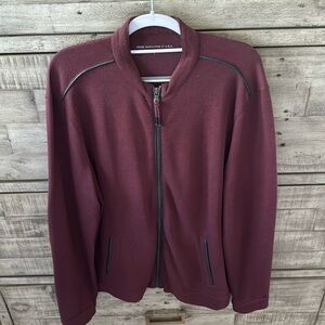 John Varvatos USA Zip Up Sweater